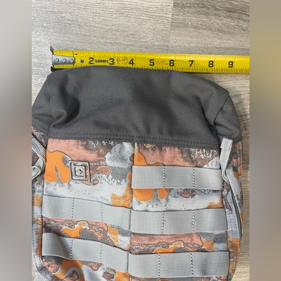 5.11 Tactical Crossbody Bag Orange Grey Camo CCW ready 10” - Picture 2 of 12